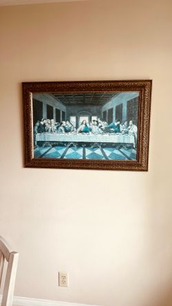 Last Supper framed