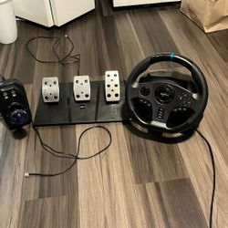 Gaming Steering Wheel brand Pxn Color Black Also taking offers