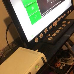 Xbox 360 And Flat Screen Tv !!!