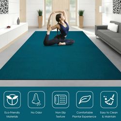 Gymax Large Yoga Mat 7' x 5' x 8 mm Thick
