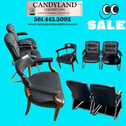 Black Office Consultation Office Chairs Flash Sale 