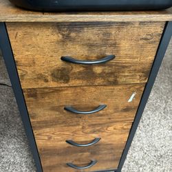 Office Desk with LED Lights