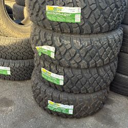 31/10.50/15 Tbb Mud Terrain Tires Installed And Balanced / Instaladas Y Balanceadas 