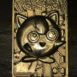 Pokemon Collectors Gold Plated Card