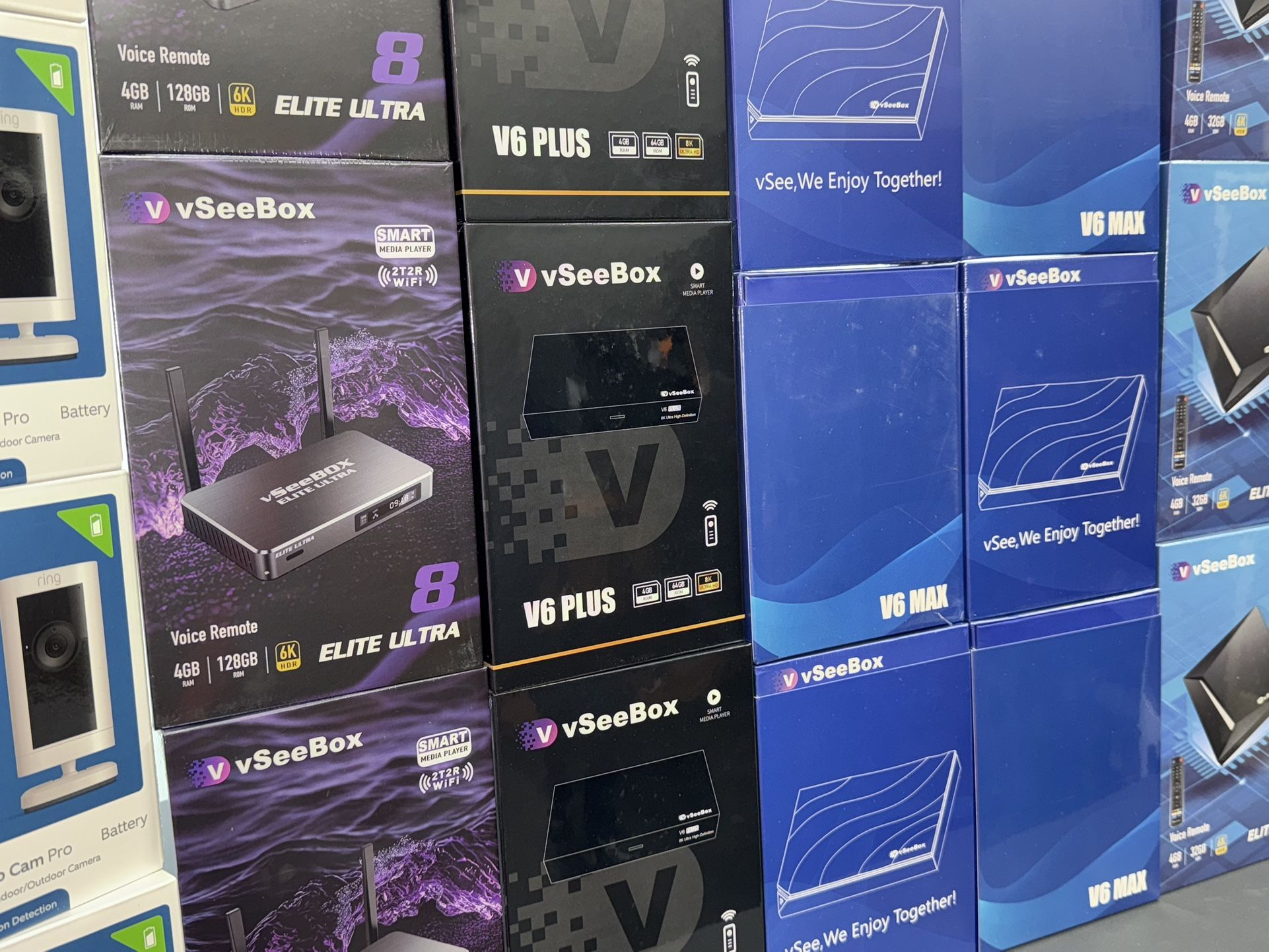 VSEEBOX V6 PLUS V6MAX ELITE ULTRA ELITE MINI !