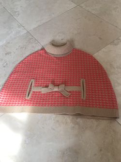 New! JANIE and JACK girls size 5 shawl sweater