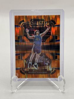 23-24 Brandon Podziemski RC Select Orange Flash