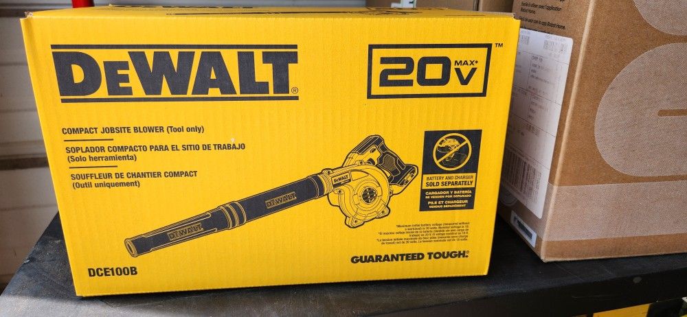 NEW DeWalt 20V MAX Compact Jobsite Blower - DCE100B