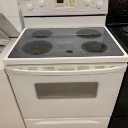 WHIRLPOOL SMOOTH TOP WHITE STOVE 