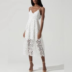 Astr the Label Lace Midi Dress, Size Small