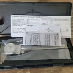 Mitutoyo 505-742 Dial Caliper (New, Never Used)