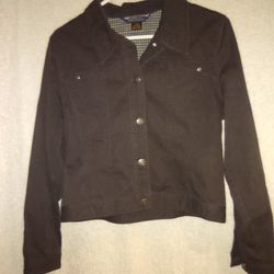Button Up Black Jacket