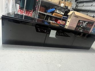 TV Console - Glass Black
