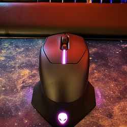 Alienware Wired/Wireless Gaming Mouse - AW610M Dark Side Of The Moon