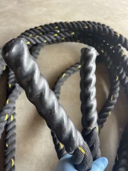 Battle Rope With Rack/ Wall Attachment