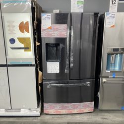 Samsung Black Stainless Steel French Door Refrigerator ‼️