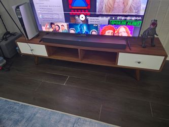 Mid-Century Modern TV Stand with Storage