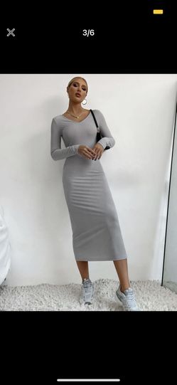 Size L Gray Dress.