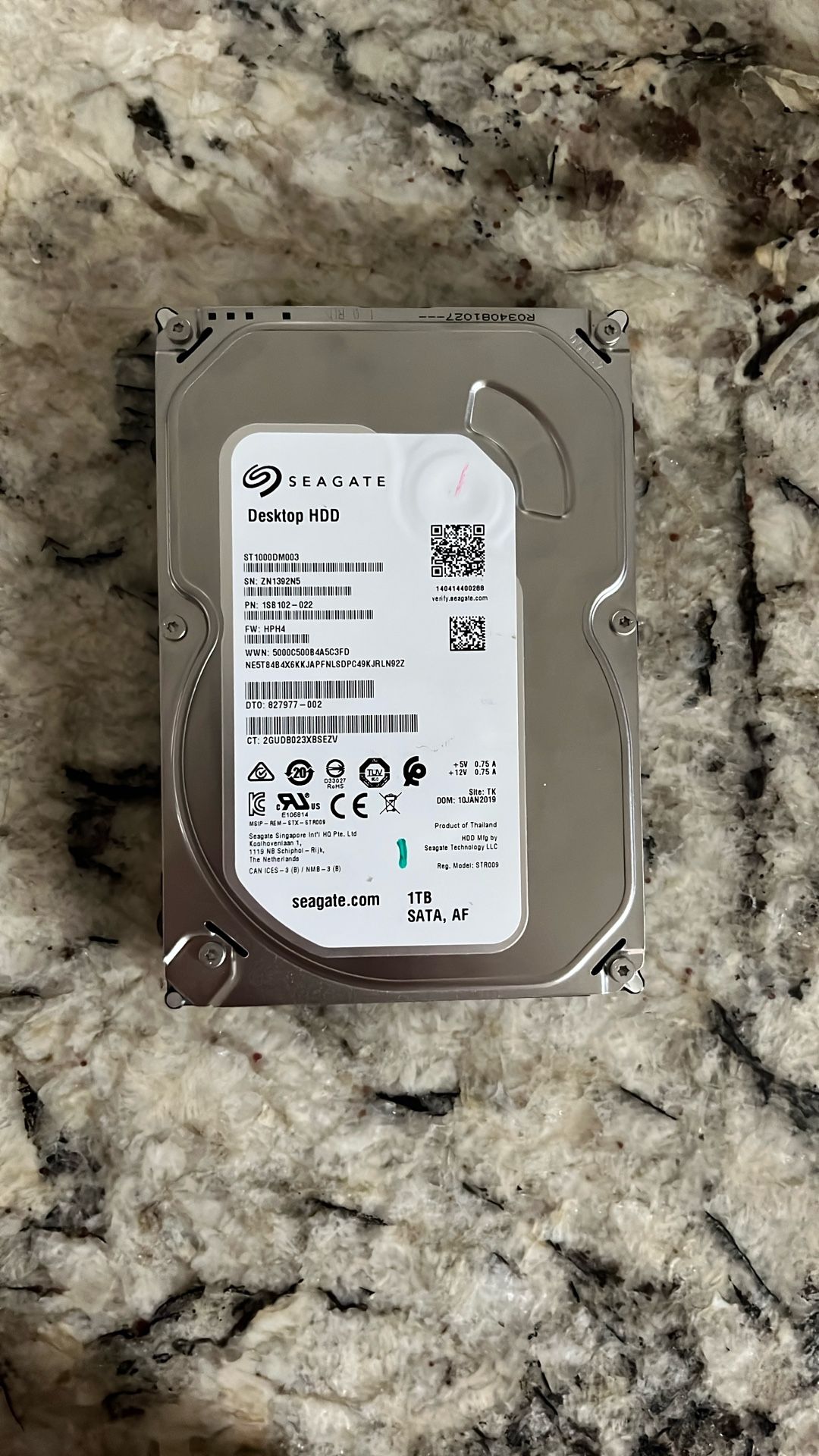 1 TB Hard Drive