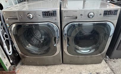 LG. WASHER. 5.5cubic. And Gas DRYER