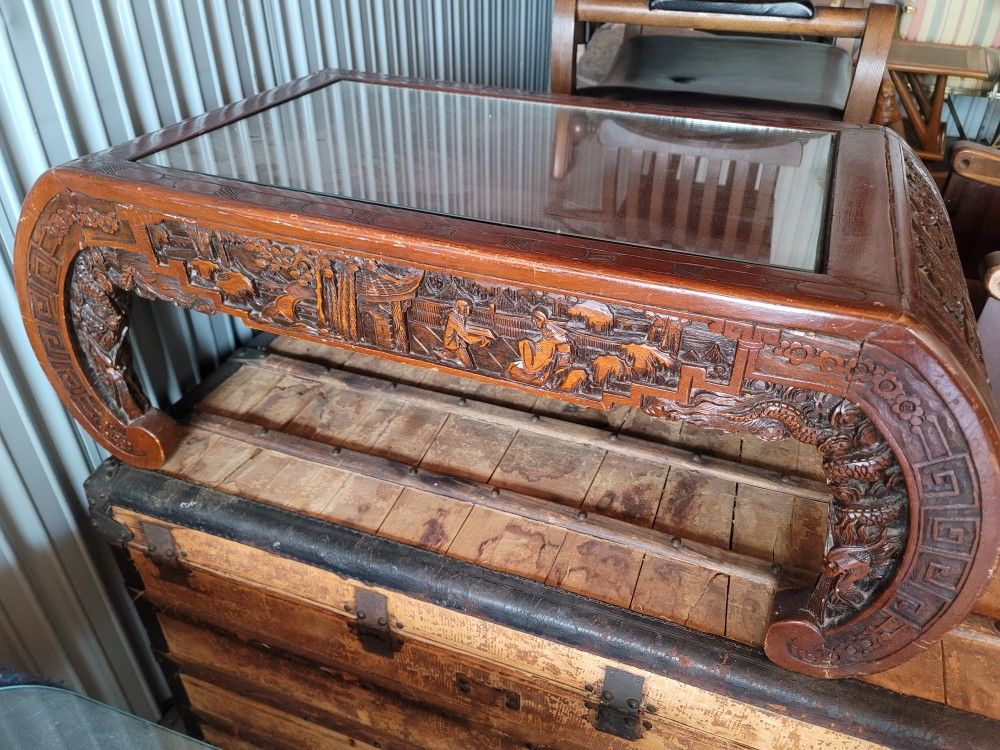 Antique Chinese Kang Opium Bed Coffee Table
