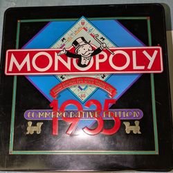 Monopoly 1935 Commemorative Edition board game