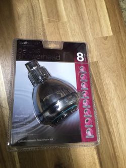 Bath Bliss 8-function Deluxe Shower head!