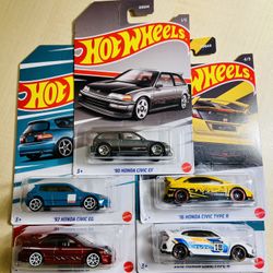 Hot Wheels Honda Civic Set
