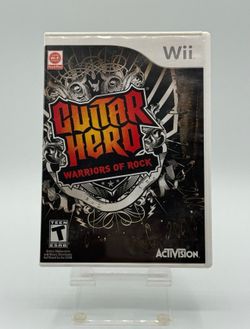 Guitar Hero Warriors of Rock Game for Wii