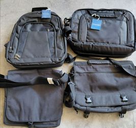 1 backpack and 3 laptop bag