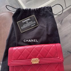 Chanel Lambskin Flap wallet