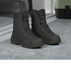 Leather Steel Toe Boots