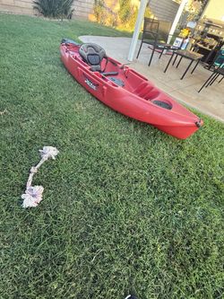 Hobie Sit-On-Top Kayak Red pedal drive