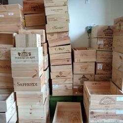 Wood Wine Crates - Great for DIY projects 