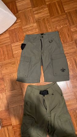 Boy scout shorts $25, shirt
