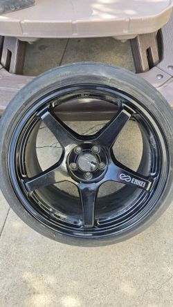 Enkei 5-Spoke Gloss Black Wheel set of 4