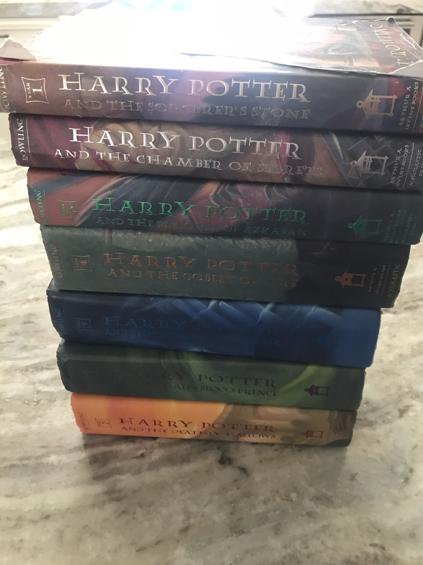 Harry Potter complete hardcover set 1-7