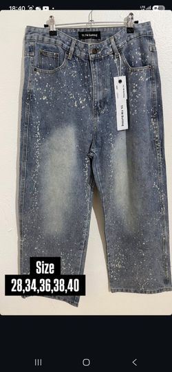 https://offerup.com/redirect/?o=VFguVFc= BULLDOG LIGHT BLUE PAINT SPLATTER DENIM JEANS NEW COLLECTION