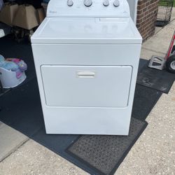 Dryer W Steamer Whirlpool 5 Cycle Wrinkle Shield 