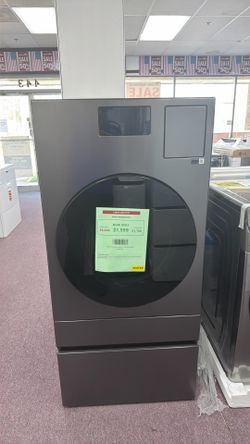 Samsung Bespoke 5.3-cu ft Ventless All-In-One Washer Dryer Combo with Steam Cycle (Dark Steel)