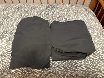 Size King No Iron Dark Grey Bed Sheet Set No Stains In New Condition
