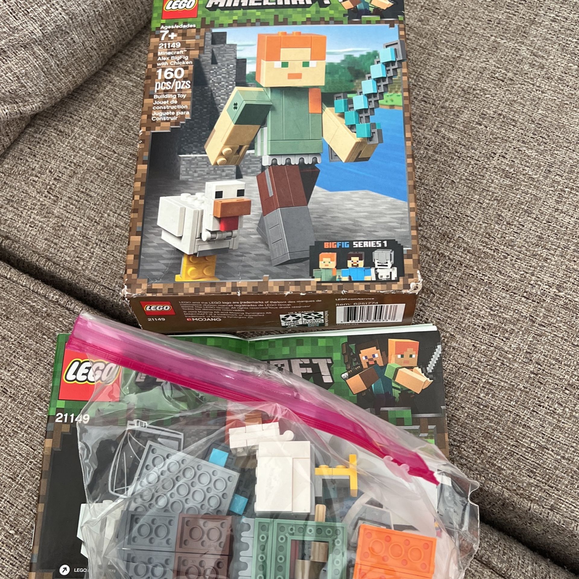 Minecraft Lego With Instructions Used Complete
