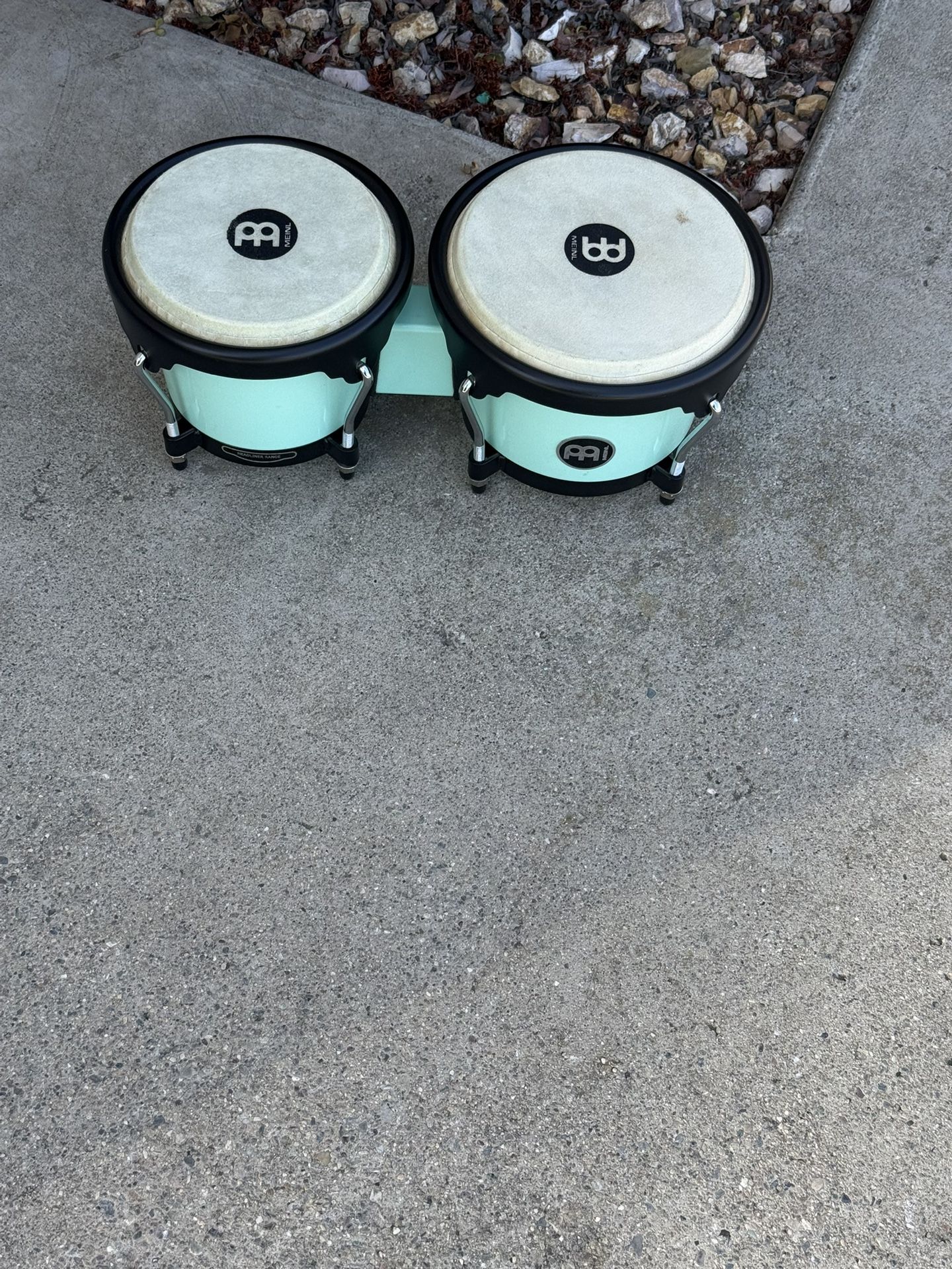 Beautiful 😻 Latin Percussion Discovery Bongo Set - Sea Foam