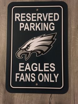 Philadelphia Eagles parking sign