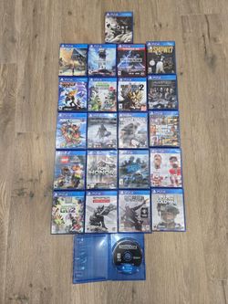 PS4 Game Lot of 23 Games Plus Extra Disc - Tested & Complete