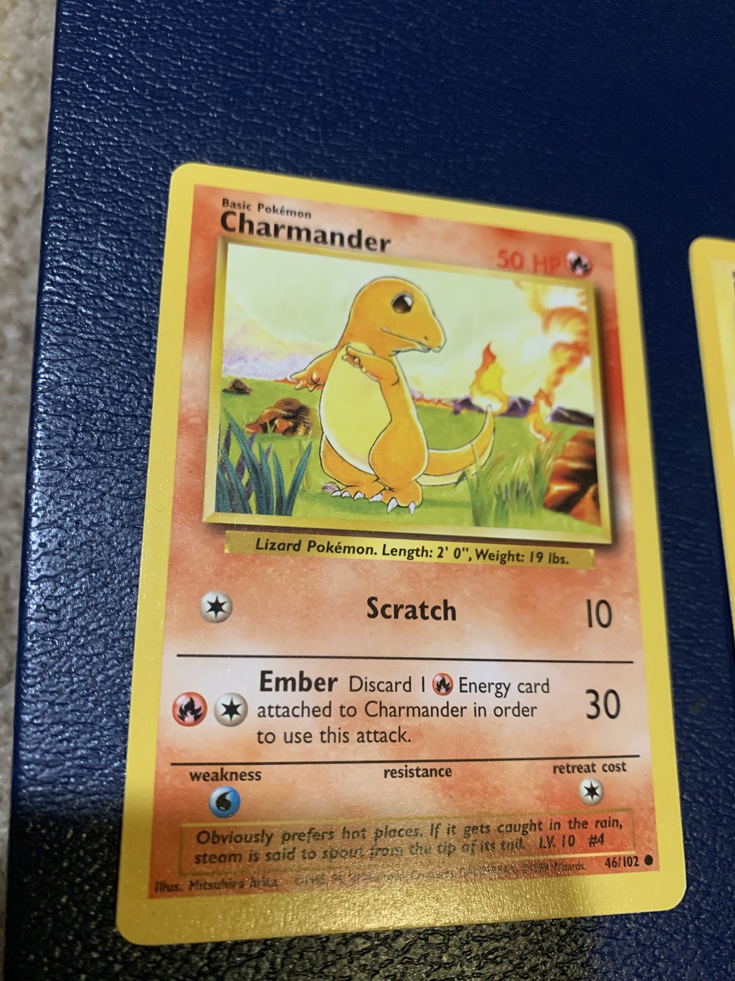 1995 Charmander Pokemon Card