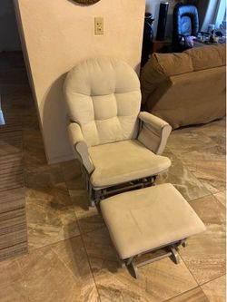 Rocking Chair with Footstool