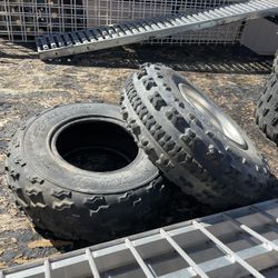 2 ATV Tires xf Drive 22x7x10 Used