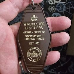 Supernatural Motel Keyring