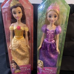 Disney Princesses Dolls X2